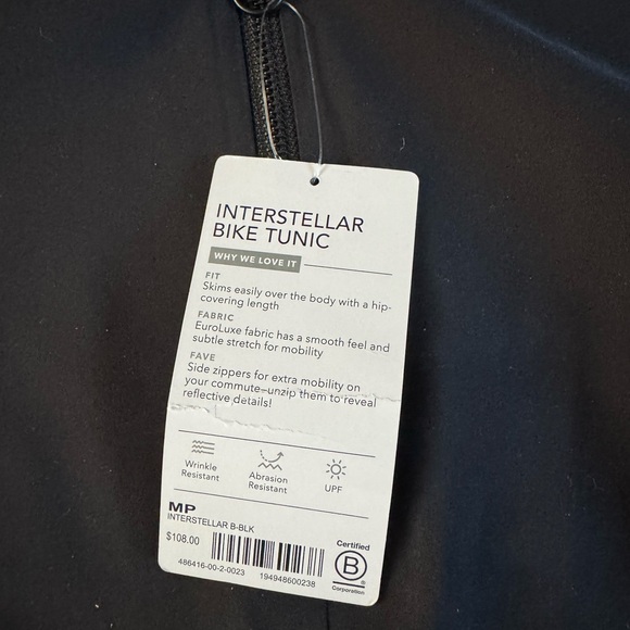New with tags Athleta Intersteller Bike Tunic Size MP - Picture 5 of 6